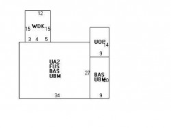 725 Chestnut St, Newton MA 02468-2020 floor plan