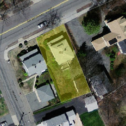 832 Watertown St, Newton MA 02465-2139 aerial view