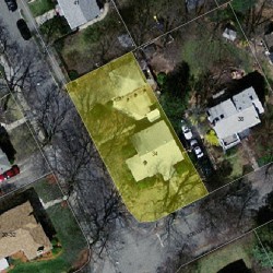 34 Adella Ave, Newton MA 02465-1922 aerial view