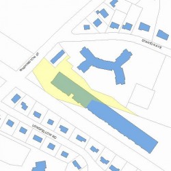 1940 Washington St, Newton MA 02466-3009 plot plan