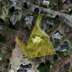 69 Valentine St, Newton MA  02465-3019 aerial view