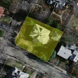 114 Grasmere St, Newton MA  02458-2213 aerial view