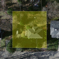 35 Elmore St, Newton MA  02459-1118 aerial view