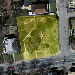 99 Auburn St, Newton MA  02466-2524 aerial view