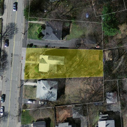 310 Lowell Ave, Newton MA 02460-2153 aerial view