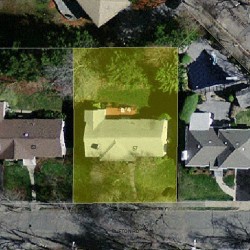 57 Clifton Rd, Newton MA 02459-3111 aerial view