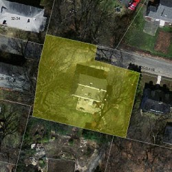 20 Hazelwood Ave, Newton MA  02465-1009 aerial view