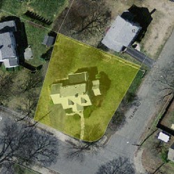 96 Nevada St, Newton MA 02460-1149 aerial view