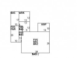 184 Kirkstall Rd, Newton MA 02460-2441 floor plan