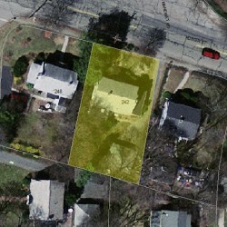 242 Homer St, Newton MA 02459-1412 aerial view