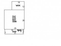290 Parker St, Newton MA 02459-2673 floor plan