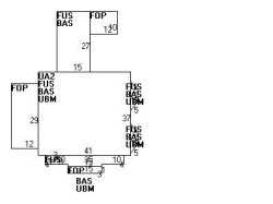 36 Walnut Park, Newton MA  02458-1434 floor plan