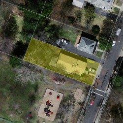 115 Beethoven Ave, Newton MA 02468-1731 aerial view