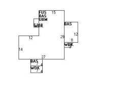 14 Cummings Rd, Newton MA  02459-1735 floor plan