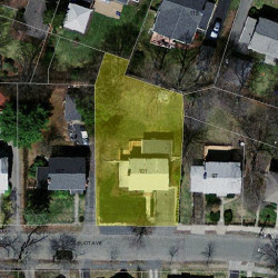 101 Eliot Ave, Newton MA  02465-1710 aerial view