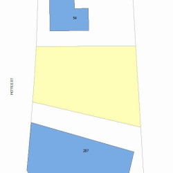 58 Pettee St, Newton MA  02464-1213 plot plan
