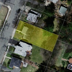 76 Allen Ave, Newton MA  02468-1721 aerial view