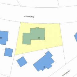 20 Mossfield Rd, Newton MA 02468-1922 plot plan