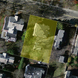 200 Church St, Newton MA  02458-1951 aerial view