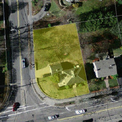 671 Beacon St, Newton MA 02459-2003 aerial view