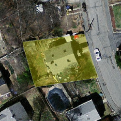 60 Indiana Ter, Newton MA  02464-1337 aerial view