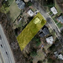 31 Quinobequin Rd, Newton MA  02462-1445 aerial view