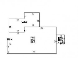 65 Rokeby Rd, Newton MA 02468-2153 floor plan