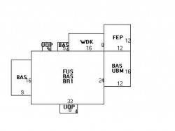 20 Windermere Rd, Newton MA 02466-2520 floor plan