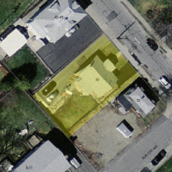 49 Hawthorn St, Newton MA 02458-1216 aerial view