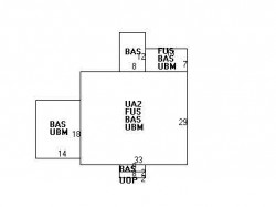 64 Bonad Rd, Newton MA 02465-2949 floor plan