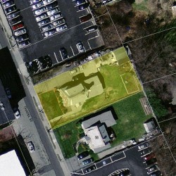 50 Chapel St, Newton MA  02458-1011 aerial view