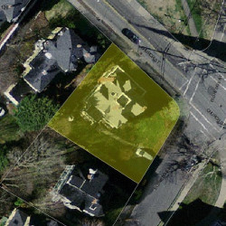 116 Church St, Newton MA 02458-2004 aerial view