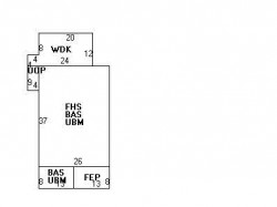41 Adams Ave, Newton MA  02465-1001 floor plan