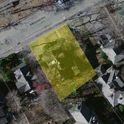 16 Braeland Ave, Newton MA 02459-2211 aerial view