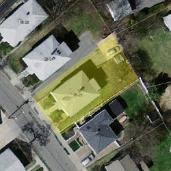 28 Melbourne Ave, Newton MA  02460-1222 aerial view