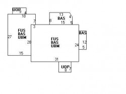217 Woodward St, Newton MA 02468-2029 floor plan
