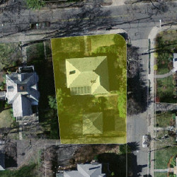 448 Ward St, Newton MA 02459-1258 aerial view