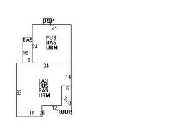 104 Temple St, Newton MA 02465-2307 floor plan