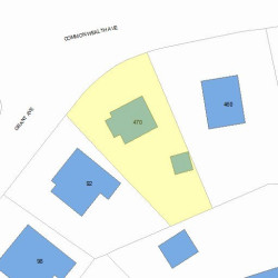 470 Commonwealth Ave, Newton MA 02459-1333 plot plan