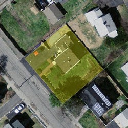 40 Wade St, Newton MA  02461-1723 aerial view