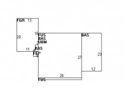 12 Clearwater Rd, Newton MA  02462-1104 floor plan