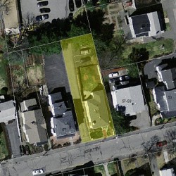 63 Court St, Newton MA 02458-1262 aerial view