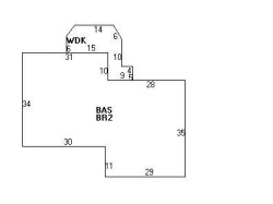 45 Bencliffe Cir, Newton MA  02466-1101 floor plan