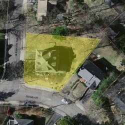 161 Ridge Ave, Newton MA 02459-2507 aerial view