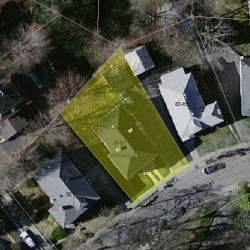 61 Elgin St, Newton MA 02459-2046 aerial view