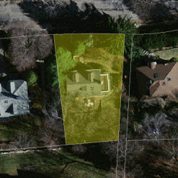 32 Shornecliffe Rd, Newton MA 02458-2438 aerial view