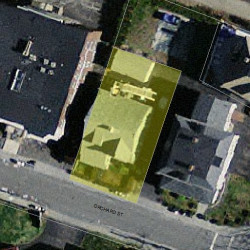 7 Orchard St, Newton MA  02458-1716 aerial view