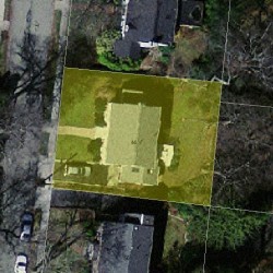 44 Solon St, Newton MA 02461-1827 aerial view