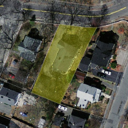 254 Auburndale Ave, Newton MA  02466-1619 aerial view