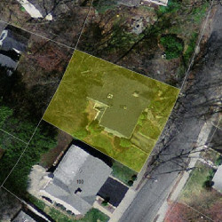 108 Elinor Rd, Newton MA 02461-1835 aerial view